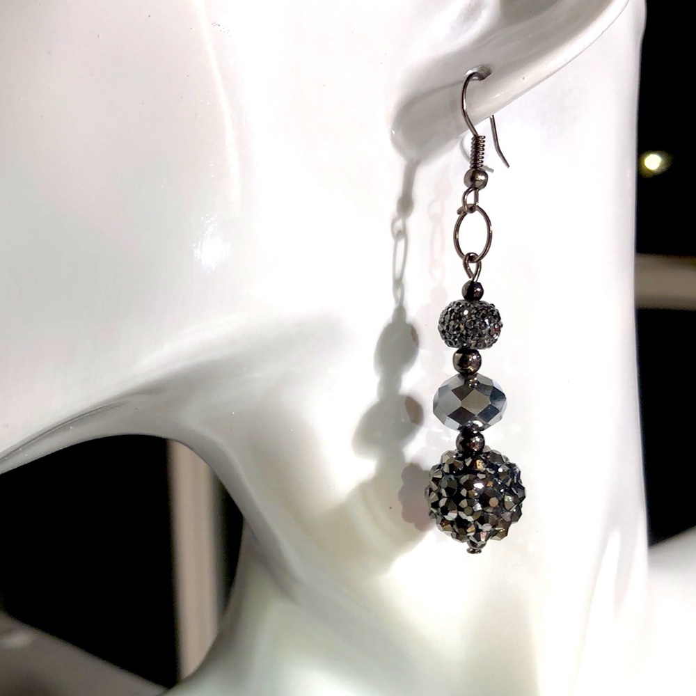 Dangle, handmade earrings